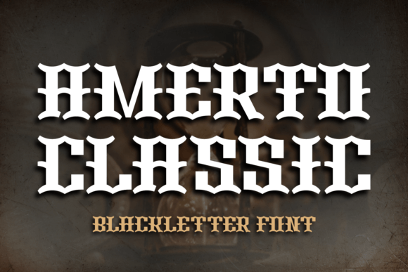 Amerto Classic Font for Web Design