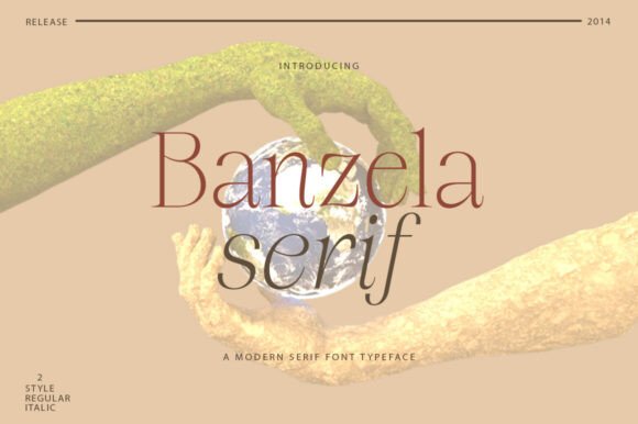 Banzela: A Serif Font for Campaign Design