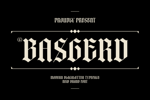 Basgerd: Bold Typeface for Web Design