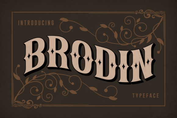 Brodin: A Bold Blackletter for Designers