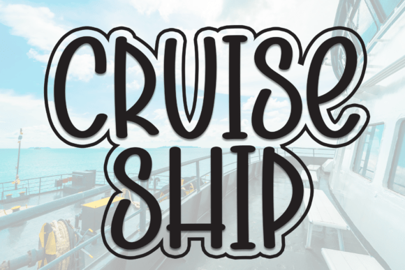 Cruise Ship Font for Web Design