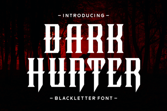 Dark Hunter Font for Editorial Design