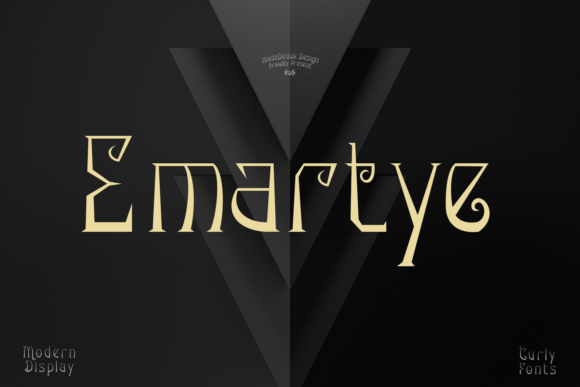 Emartye: A Bold Display Font for Creative Projects