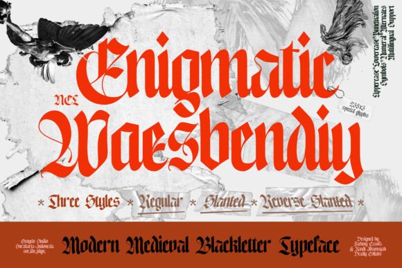Enigmatic Waesbendiy Font for Business