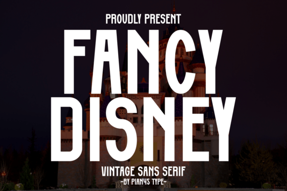 Fancy Disney Font for Web Design