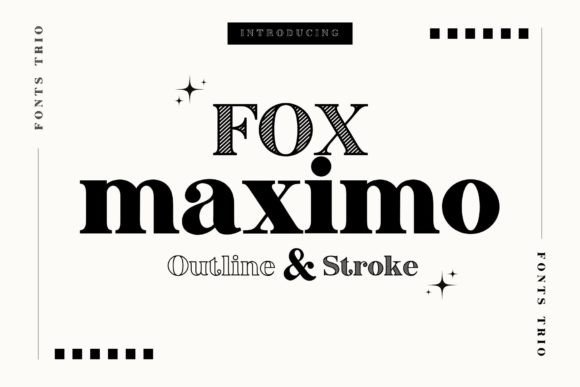 Fox Maximo: A Serif Font for Editorial Elegance