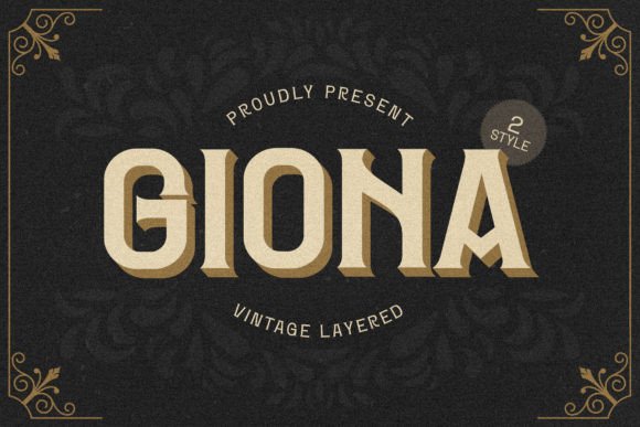 Giona: Timeless Serif Font for Crafters