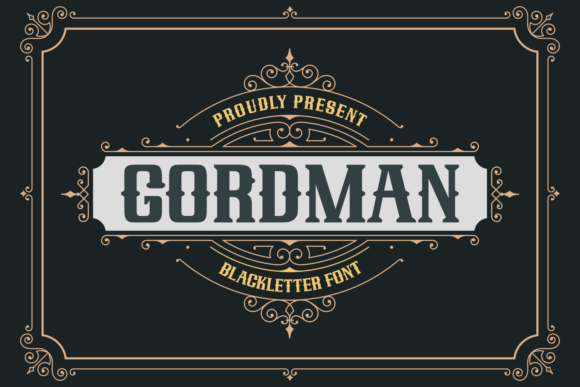 Gordman Font Review