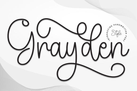 Grayden Font: Elegant Script for Craft Projects
