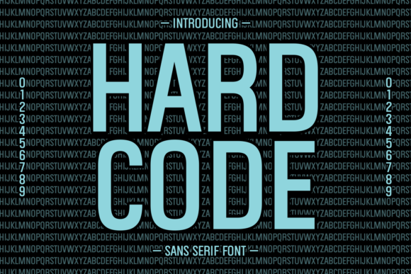 Hard Code: A Modern Sans Serif for Designers