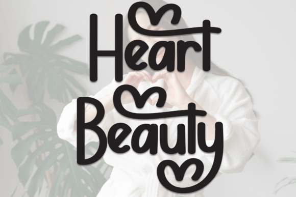 Heart Beauty: A Friendly Font for Creative Projects