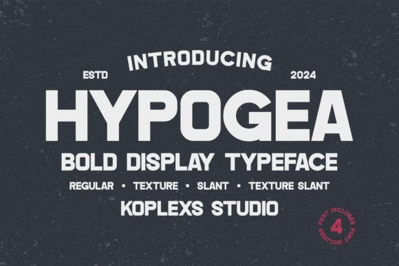 Hypogea: A Display Typeface That Anchors Editorial Mood