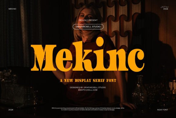 Mekinc: A Vintage Serif Font for Web Design