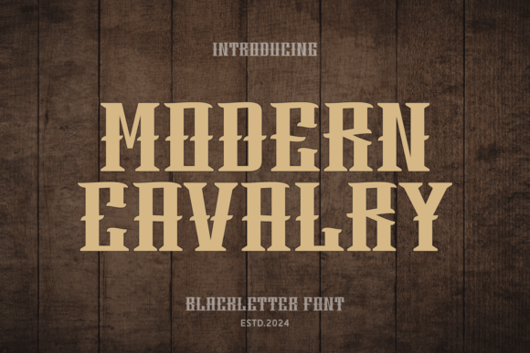Modern Cavalry Font Review