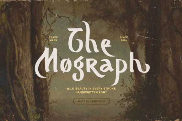 Mograph: A Wild Font for Business Style