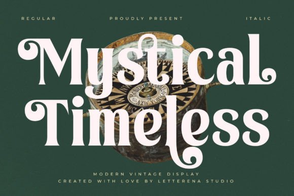 Mystical Timeless: A Serif Font for Editorial Elegance