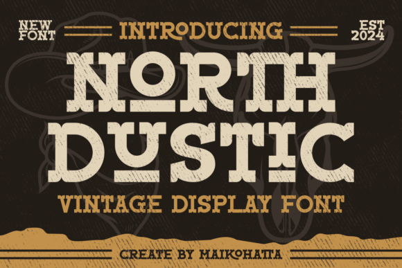 North Dustic: A Bold Serif for Real Projects