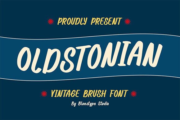 Oldstonian: A Bold Display Font