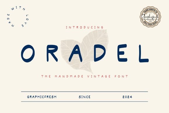 Oradel: A Vintage Script with Modern Flair