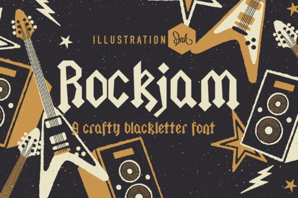 Rockjam: A Bold Blackletter Font