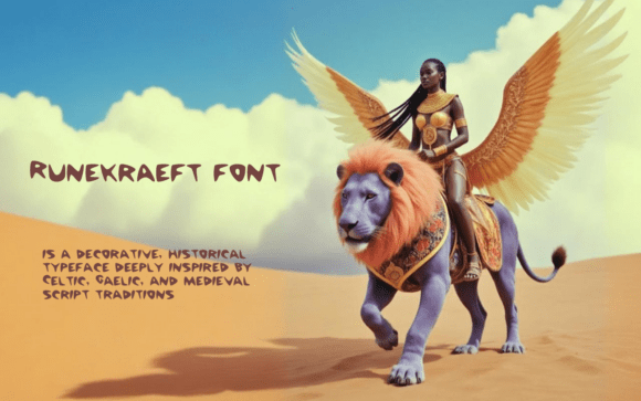 Runekraeft Font for Web Design