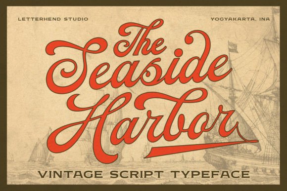 Seaside Harbor Font for Creative Campaigns