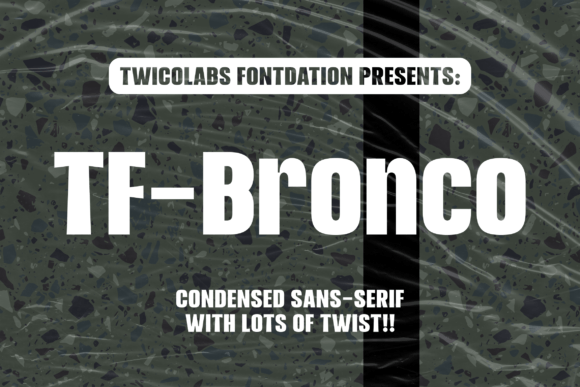 TF-Bronco: A Bold Sans Serif for Editorial Design
