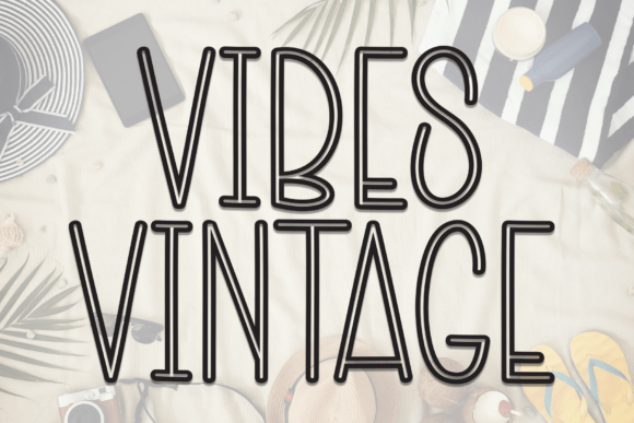 Vibes Vintage Font for Business