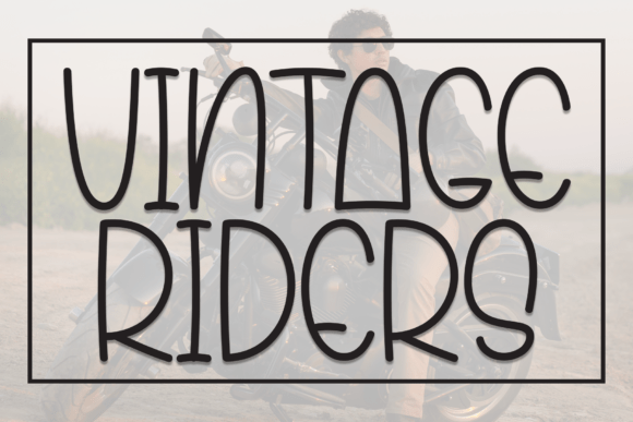 Vintage Riders Font for Business